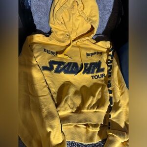 Justin Bieber stadium purpose tour hoodie small